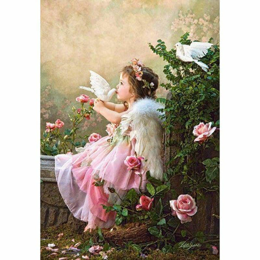 New Hot Sale Rhinestone Fairy Angel Full Drill - 5D DIY