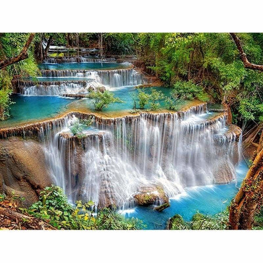 New Hot Sale Scenic Waterfall Full Drill - 5D Diy Diamond