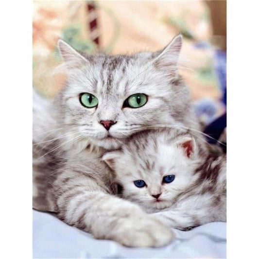 New Pet Cat Picture Full Drill - 5D Diy Diamond Painting