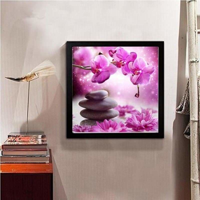 New Popular Violet Flower Full Drill - 5D Diy Diamond 