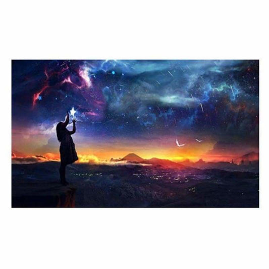 Night Sky Landscape Full Drill - 5D Diy Diamond Painting