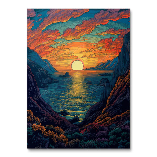 Sundown Surrealism (Diamond Painting)
