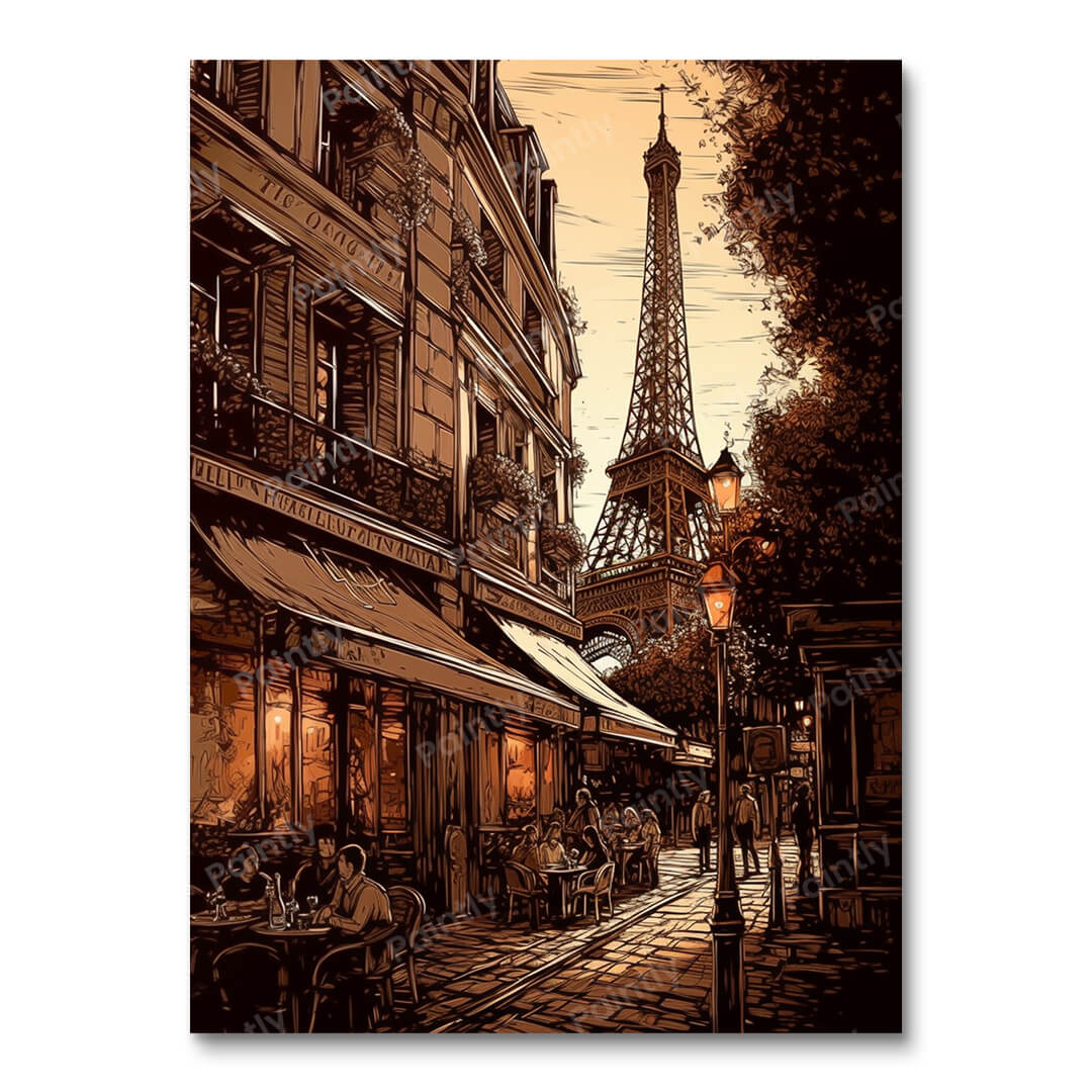 French Caf������ Flair (Diamond Painting)