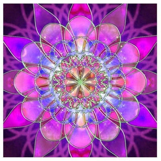 Rhinestone Art Mandala Full Drill - 5D Diy Crystal Diamond 