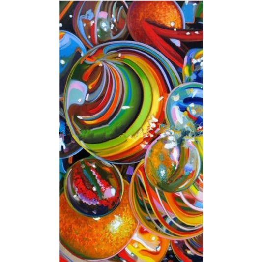 Special Colorful Abstract Pattern Full Drill - 5D Diy
