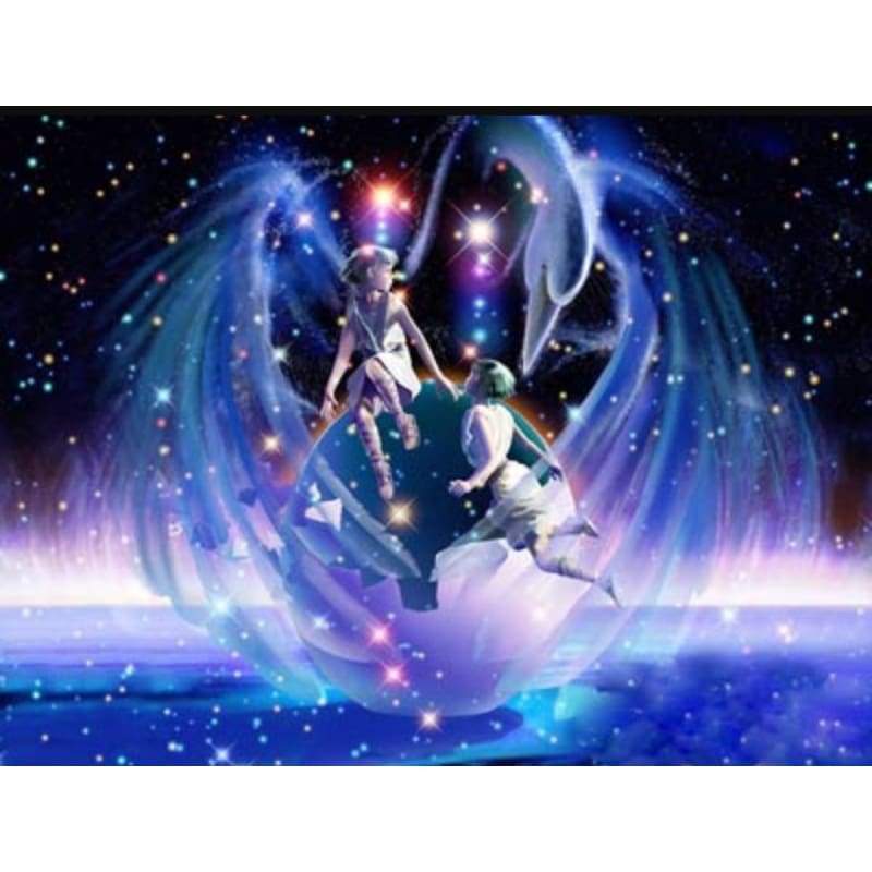 Full Drill - 5D DIY Diamond Painting Kits 12 Constellations - NEEDLEWORK KITS