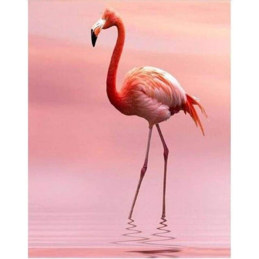 Full Drill - 5D DIY Diamond Painting Kits Beautiful Flamingo - NEEDLEWORK KITS