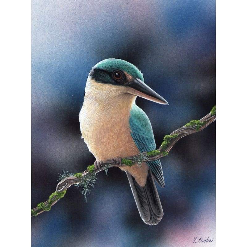 Sacred Kingfisher - Full Drill Diamond Painting Kit - NEEDLEWORK KITS