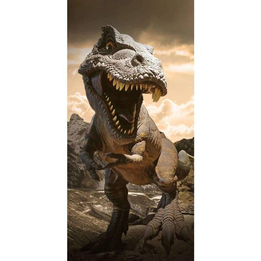 Angry Dino - Full Drill Diamond Painting - Special Order -