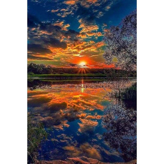 Beautiful Sunset - Full Drill Diamond Painting - Special