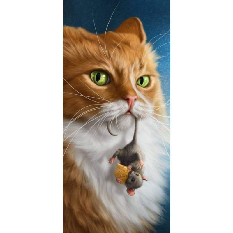 Cat and Mouse- Full Drill Diamond Painting - Special Order -