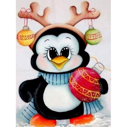 Christmas Penguin - Full Drill Diamond Painting - Special