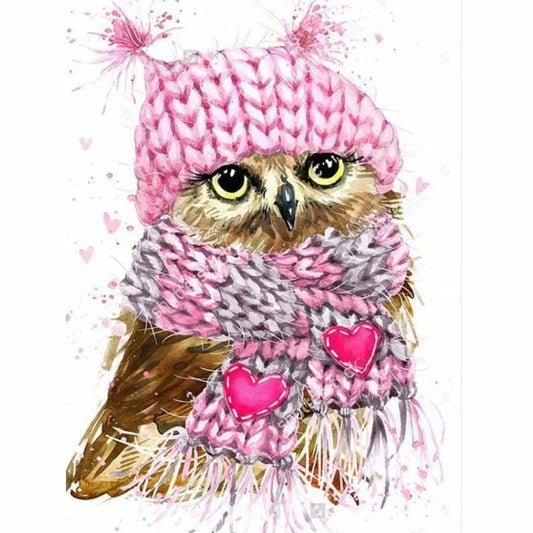 Dream Rhinestones Owl Pattern Full Drill - 5D Diy Diamond