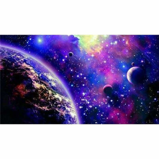 Dream Space Star Wall Decor Full Drill - 5D Diy Diamond