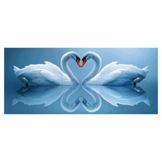 Dream Wall Decor Swan Pattern Full Drill - 5D Diamond