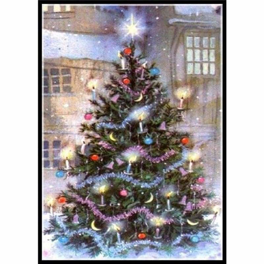 Full Drill - 5D Diamond Painting Kits Christmas Snow Starry