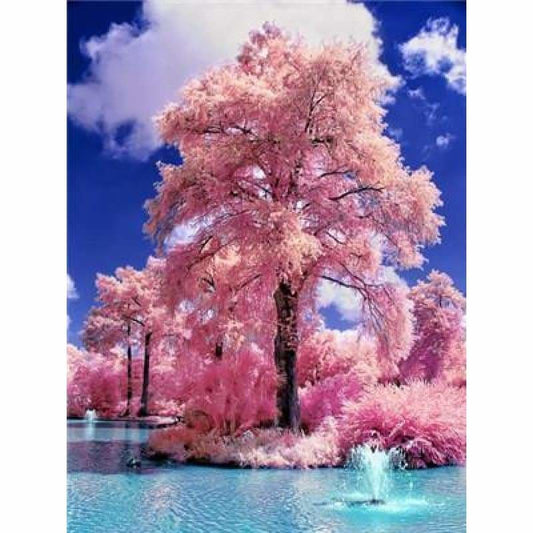 Full Drill - 5D Diamond Painting Kits Pink Dream Beautiful