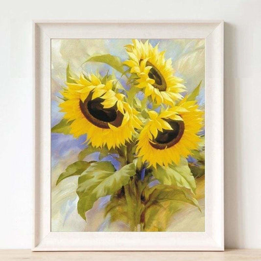 Full Drill - 5D Diamond Painting Kits Special Sunflowers -
