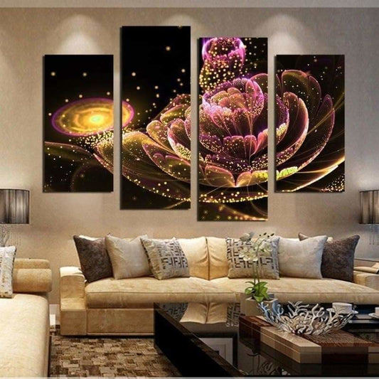 Full Drill - 5D DIY Diamond Painting Kits 4pcs Fantastic