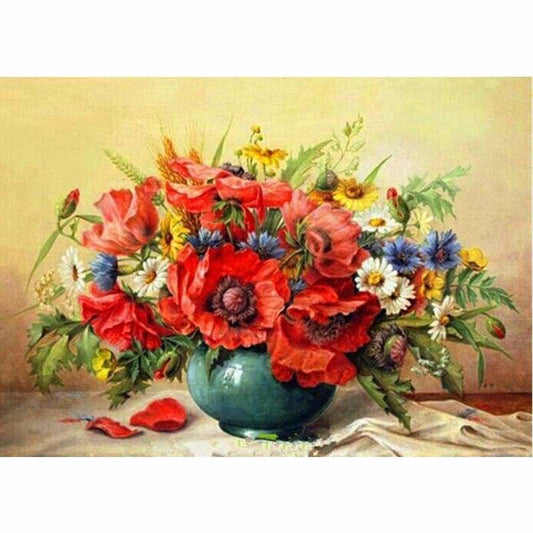 Full Drill - 5D DIY Diamond Painting Kits Artistic Flower in