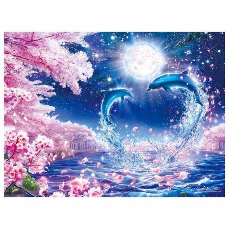 Full Drill - 5D DIY Diamond Painting Kits Artistic Moon 