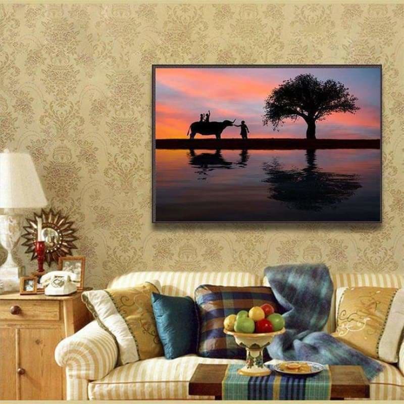 Full Drill - 5D DIY Diamond Painting Kits Beautiful Evening 