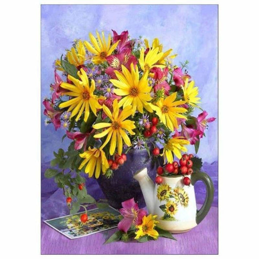 Full Drill - 5D DIY Diamond Painting Kits Beautiful Flowers