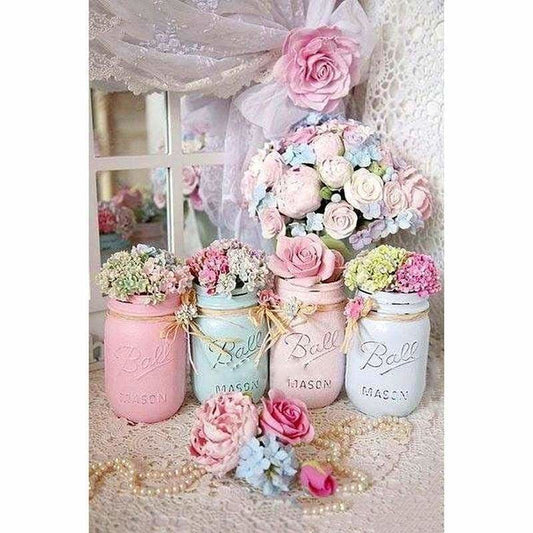 Full Drill - 5D DIY Diamond Painting Kits Beautiful Jar