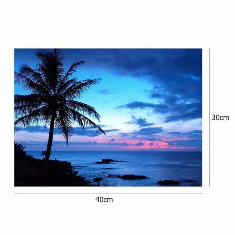 Full Drill - 5D DIY Diamond Painting Kits Blue Style Sea 