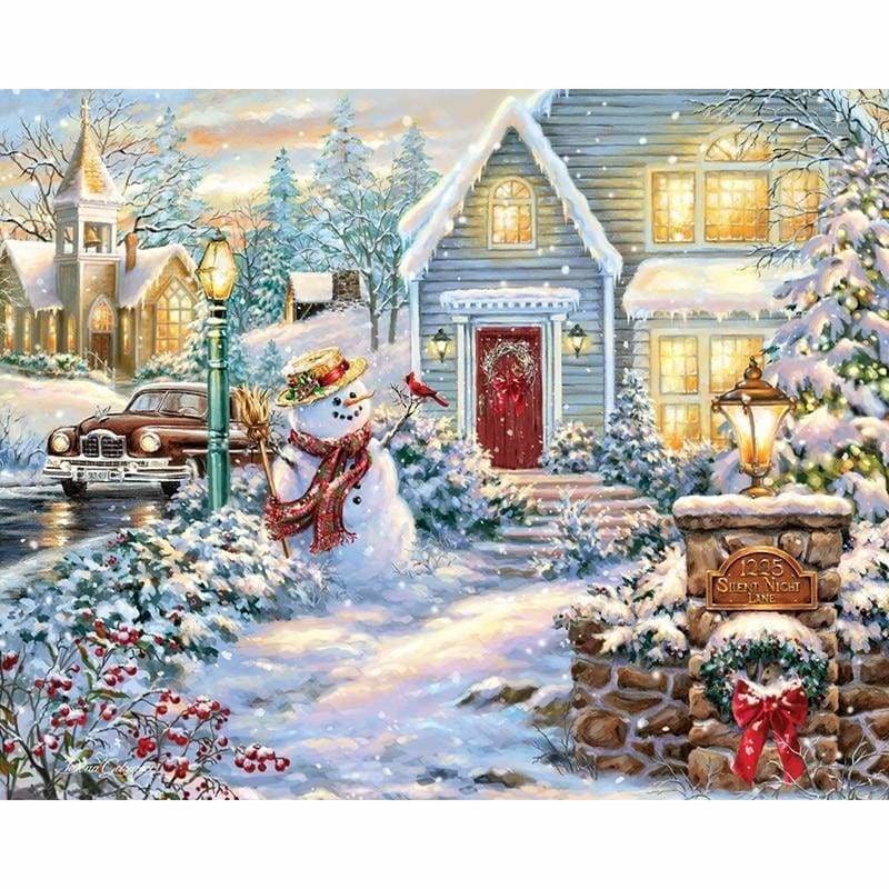 Full Drill - 5D DIY Diamond Painting Kits Cartoon Christmas 