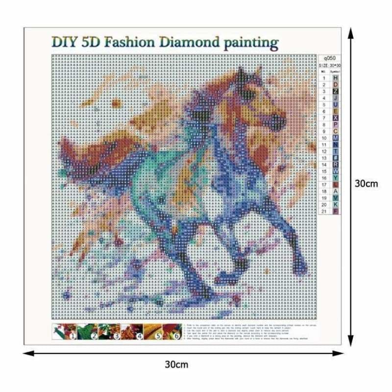 Full Drill - 5D DIY Diamond Painting Kits Cartoon Colorful 