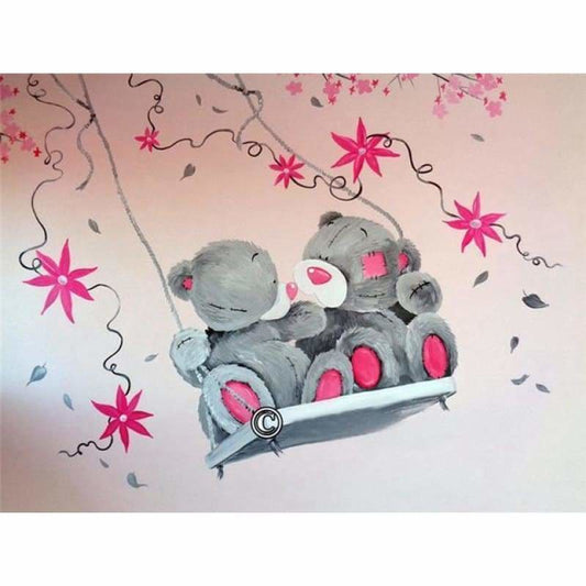 Full Drill - 5D DIY Diamond Painting Kits Cartoon Cute Bear 