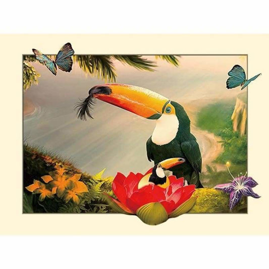 Full Drill - 5D DIY Diamond Painting Kits Cartoon Cute Bird