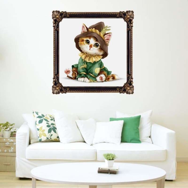 Full Drill - 5D DIY Diamond Painting Kits Cartoon Cute Cat