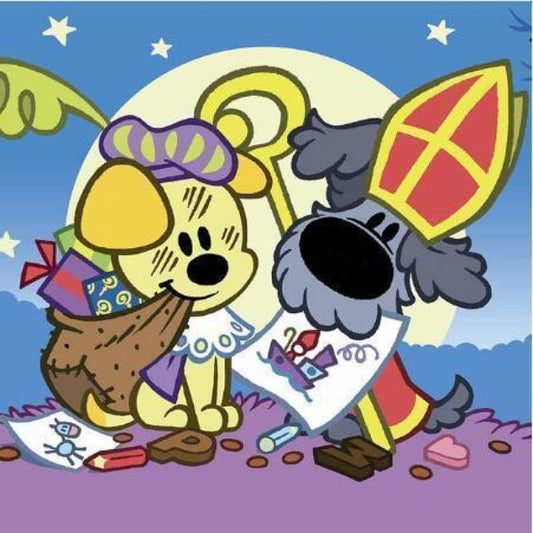 Full Drill - 5D DIY Diamond Painting Kits Cartoon Dogs Love