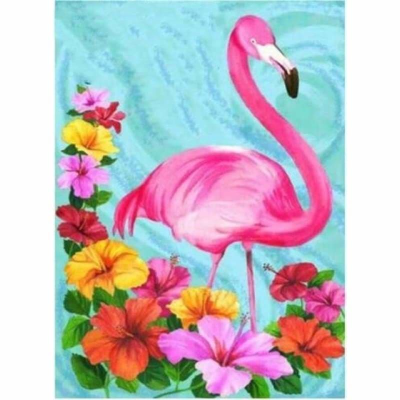 Full Drill - 5D DIY Diamond Painting Kits Cartoon Flamingo - NEEDLEWORK KITS