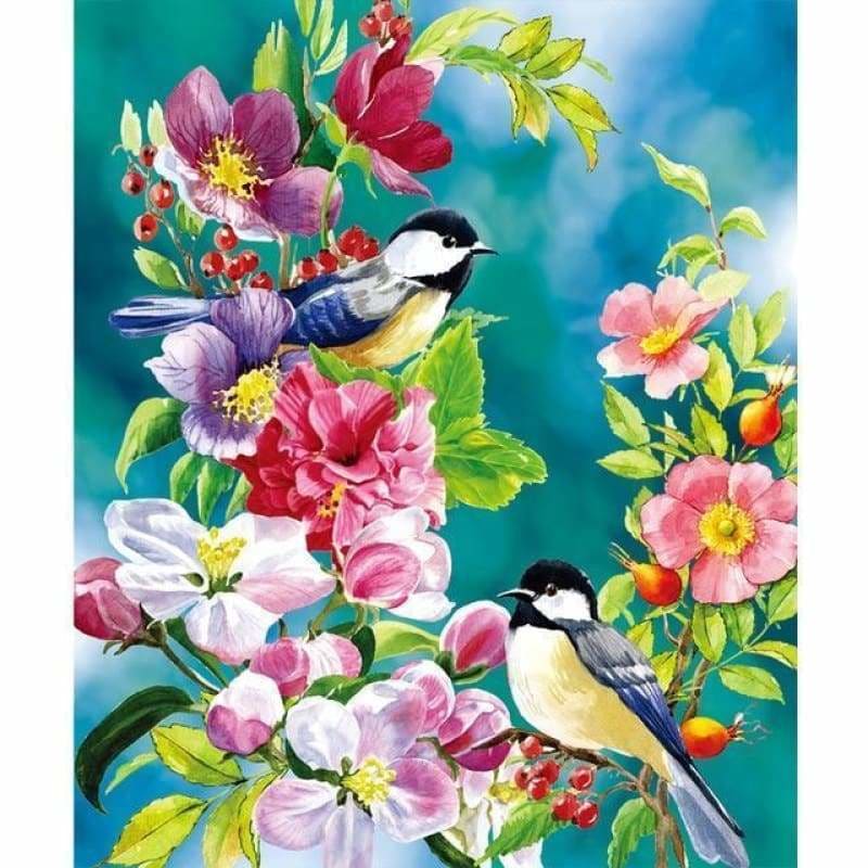 Full Drill - 5D DIY Diamond Painting Kits Cartoon Flowers 