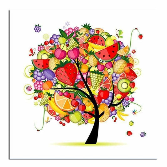 Full Drill - 5D DIY Diamond Painting Kits Cartoon Fruit Tree