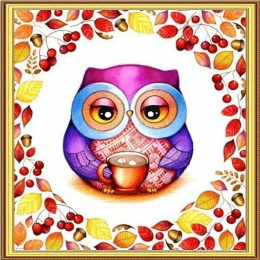 Full Drill - 5D DIY Diamond Painting Kits Cartoon Owl