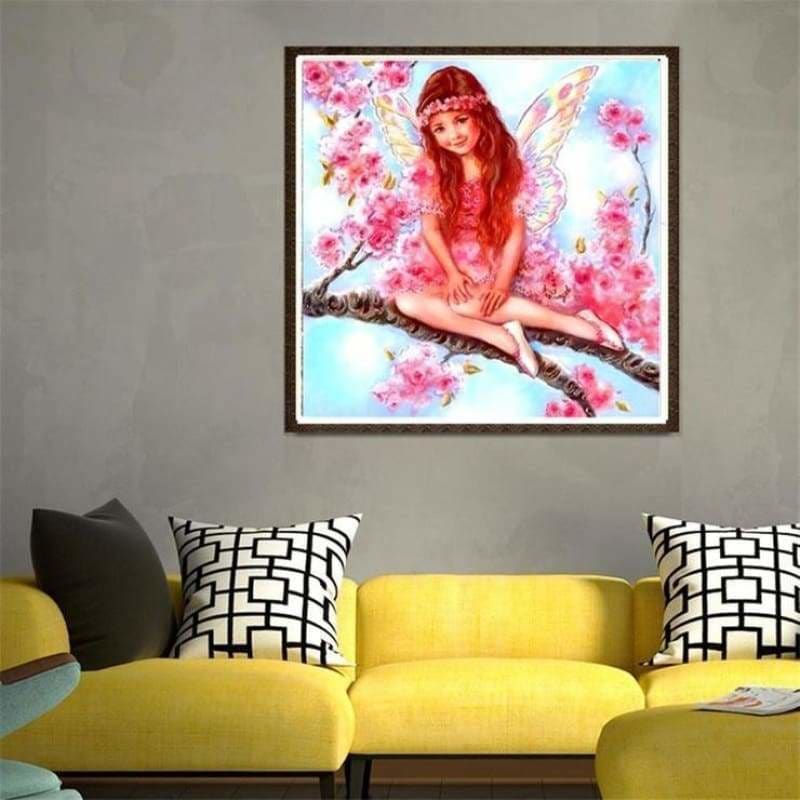 Full Drill - 5D DIY Diamond Painting Kits Cartoon Pink Angel