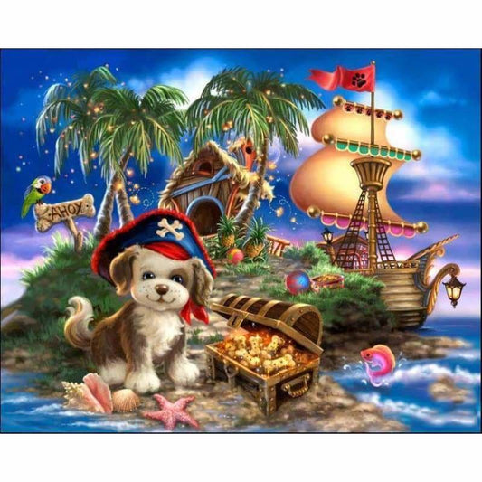 Full Drill - 5D DIY Diamond Painting Kits Cartoon Pirate