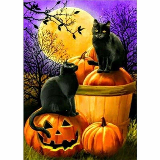 Full Drill - 5D DIY Diamond Painting Kits Cartoon Pumpkin 