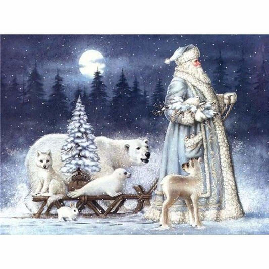 Full Drill - 5D DIY Diamond Painting Kits Cartoon Santa