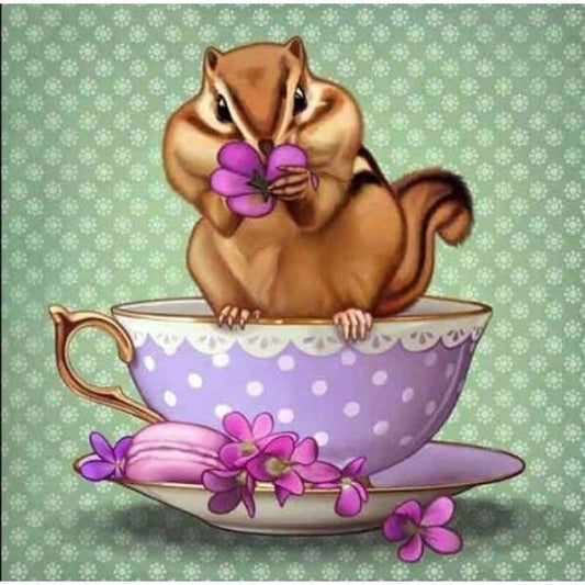 Full Drill - 5D DIY Diamond Painting Kits Cartoon Squirrel