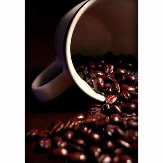 Full Drill - 5D DIY Diamond Painting Kits Coffee Bean Cup - NEEDLEWORK KITS