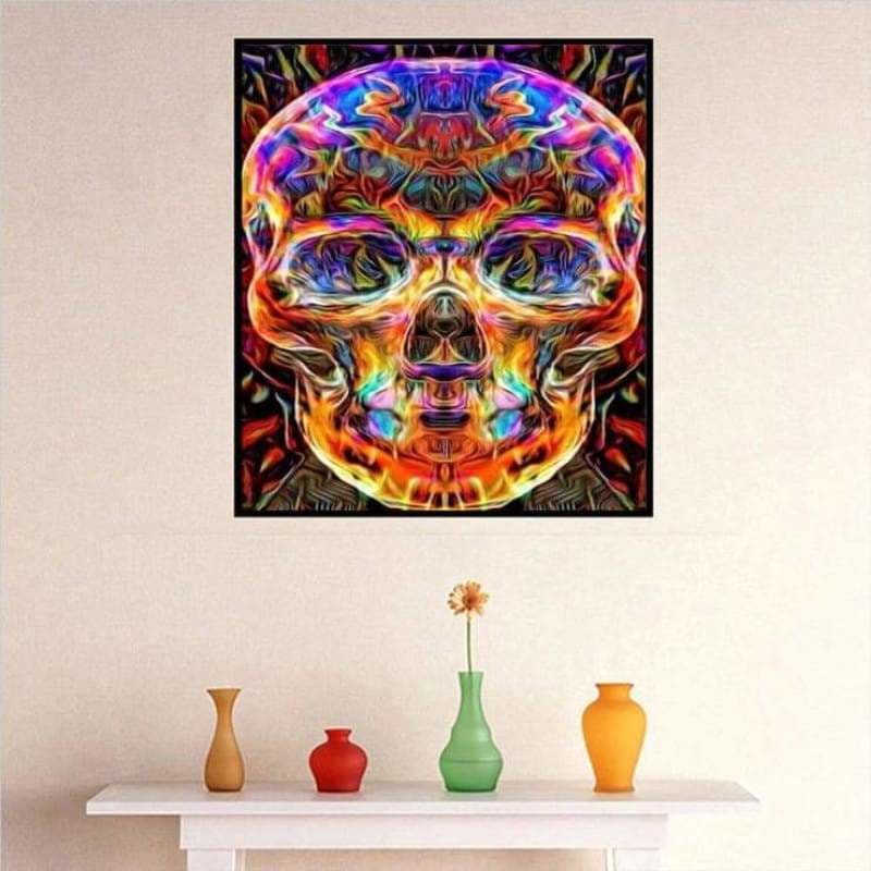 Full Drill - 5D DIY Diamond Painting Kits Colorful Fire 