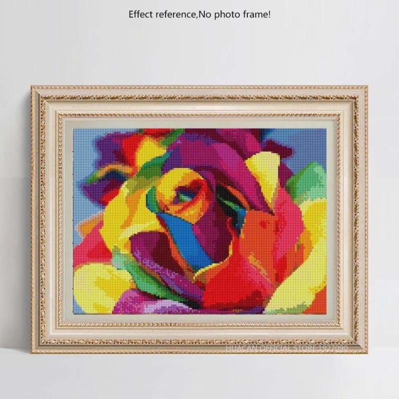 Full Drill - 5D DIY Diamond Painting Kits Colorful Flower - 