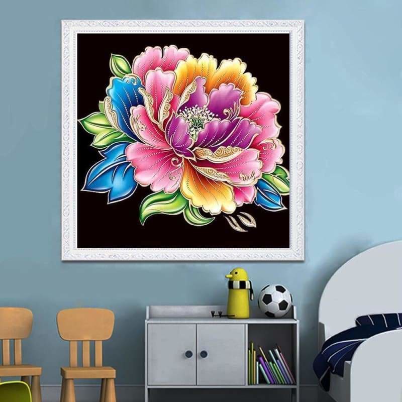 Full Drill - 5D DIY Diamond Painting Kits Colorful Flower