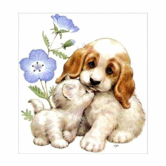 Full Drill - 5D DIY Diamond Painting Kits Cute Pet Dog Cat 