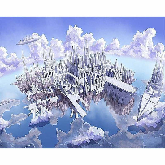 Full Drill - 5D DIY Diamond Painting Kits Dream Castle in
